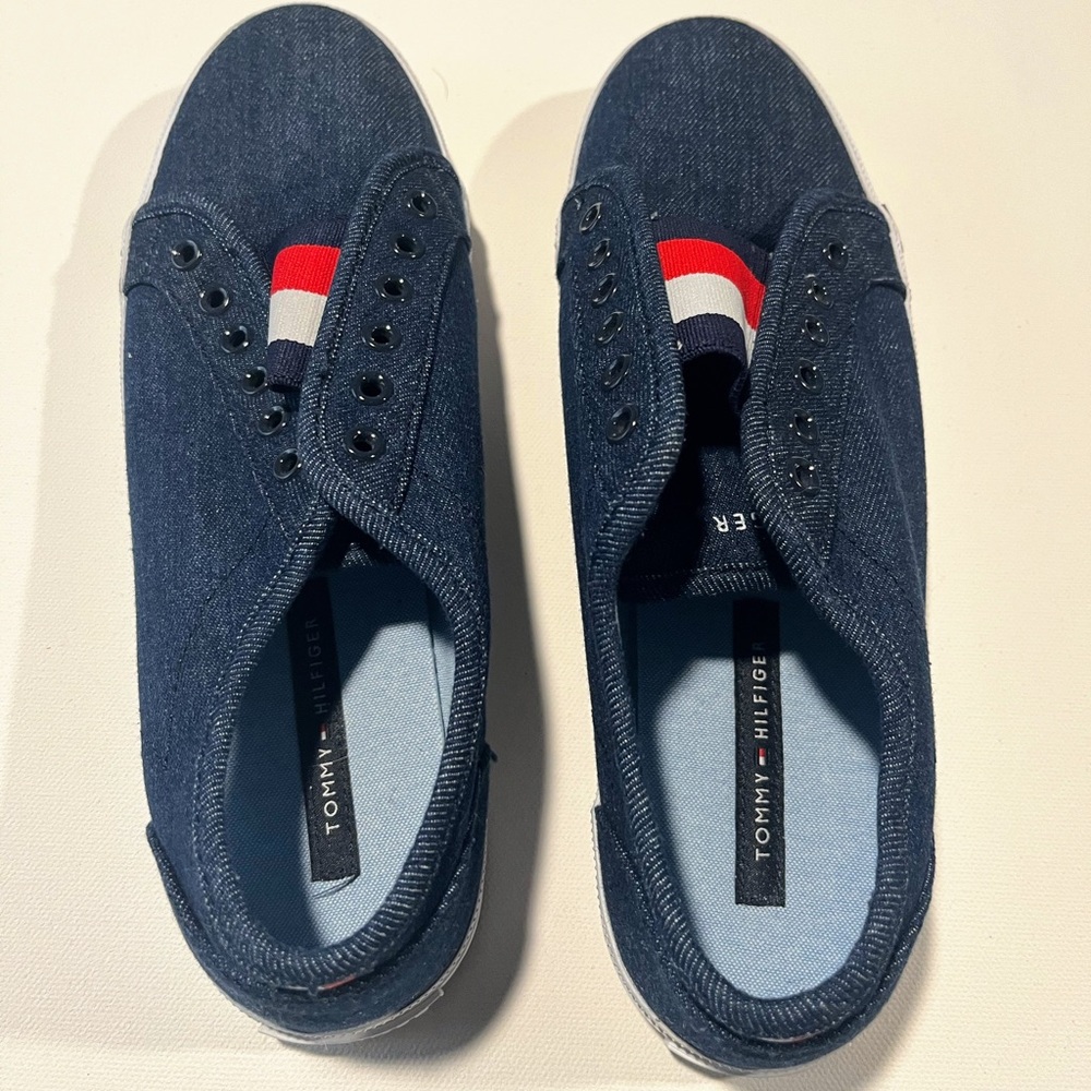 Tommy Hilfiger Women’s Denim Blue Sneakers